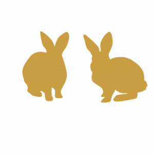 decalques-coelhos-ouro