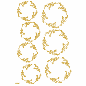 Decalques Arabesco Ouro 1