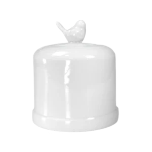 Panetoneira Porcelana Pássaro