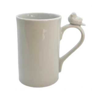 Caneca Aplique - Pássaro