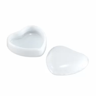 Porta-joias Coração Porcelana