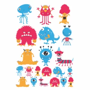 decalques-monstros