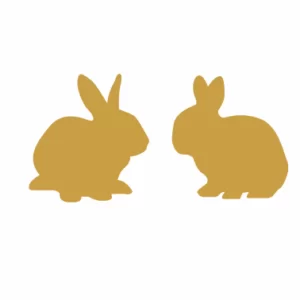 decalques-coelhos-ouro