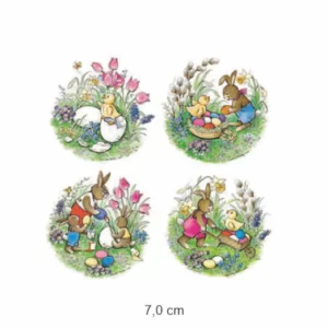 Decalques Easter Bunnies 7,0cm