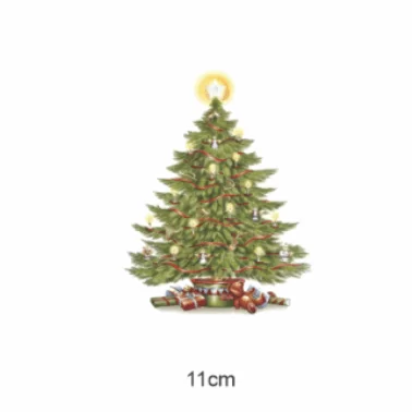 Decalques Árvore Natal 10,5cm