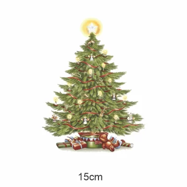 Decalques Árvore Natal 15cm