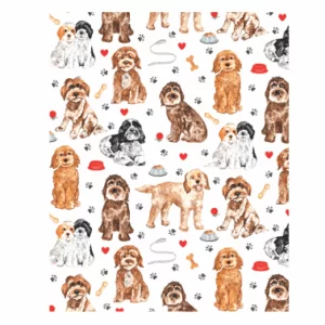 Decalques Dog Aquarela