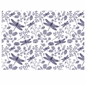 Decalques Tapete Libélula Azul Marinho