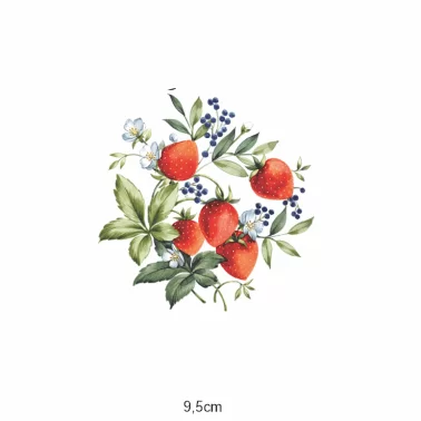 Decalques Morango 9,5cm