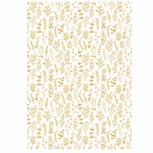 Decalques Raminhos Ouro