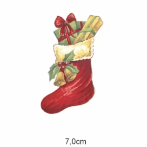 Decalques Bota Papai Noel 7,0cm