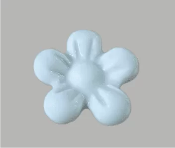 Aplique Margarida Porcelana