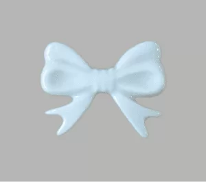 Aplique Laço Porcelana