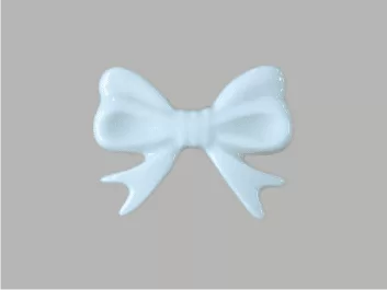 Aplique Laço Porcelana