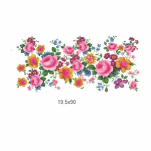 Decalque Caneca Florzinhas Rosa