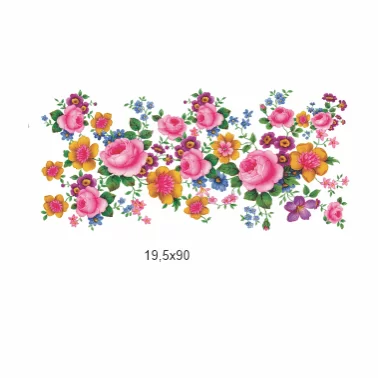 Decalque Caneca Florzinhas Rosa