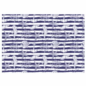 Decalques Tapete Fundo do Mar Azul