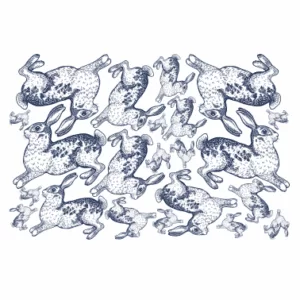 Coelhos Azul Marinho