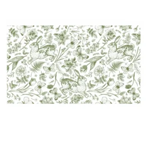 Decalques Tapete Coelho Verde