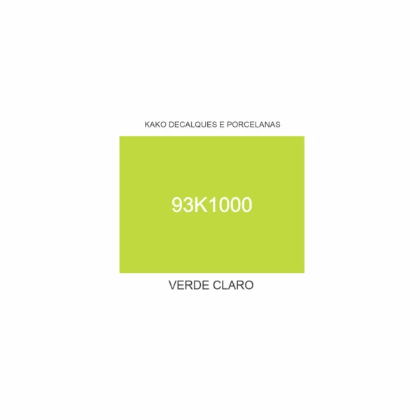 TINTA VERDE CLARO 93K1000