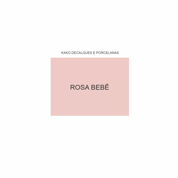 TINTA ROSA BEBÊ - MISTURA