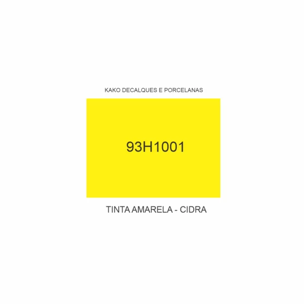 TINTA AMARELA - CIDRA 93H1001