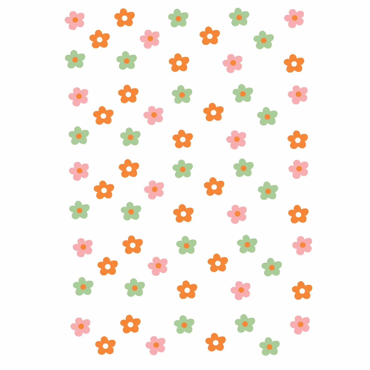 Decalques Pequenas Flores