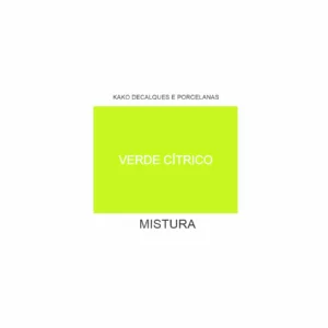 TINTA VERDE CÍTRICO - MISTURA