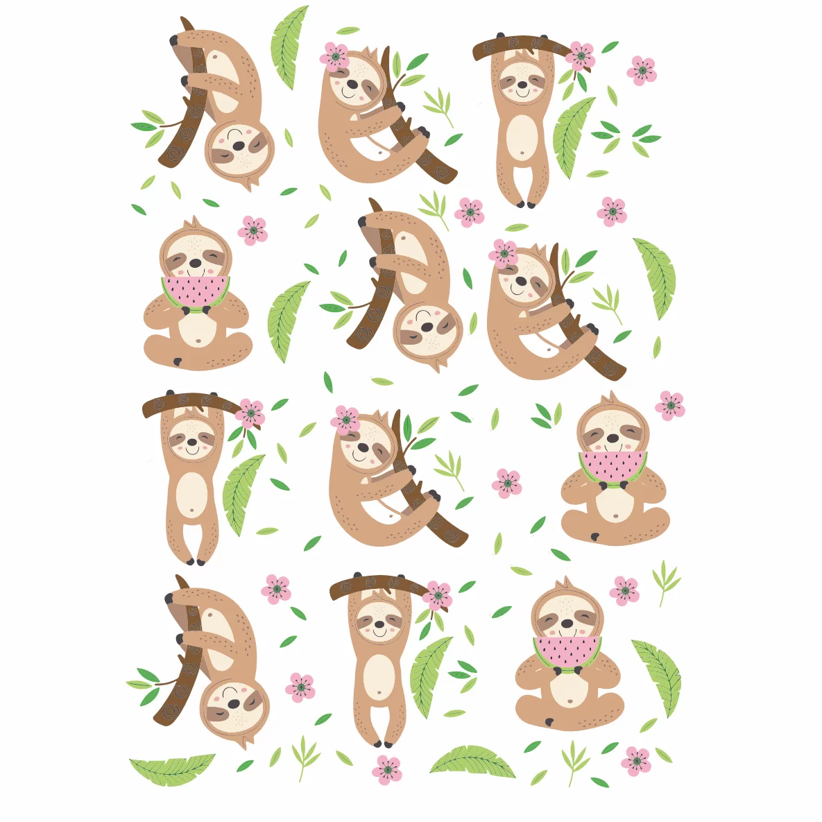 Decalques Bicho Preguiça