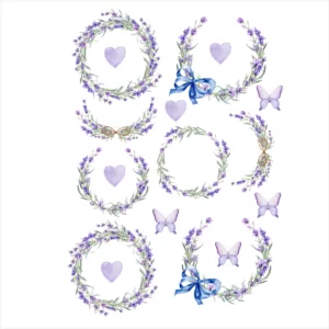 Decalques Arabesco Lavanda
