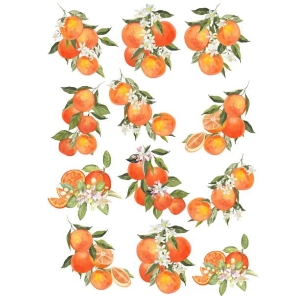 Decalques Laranja