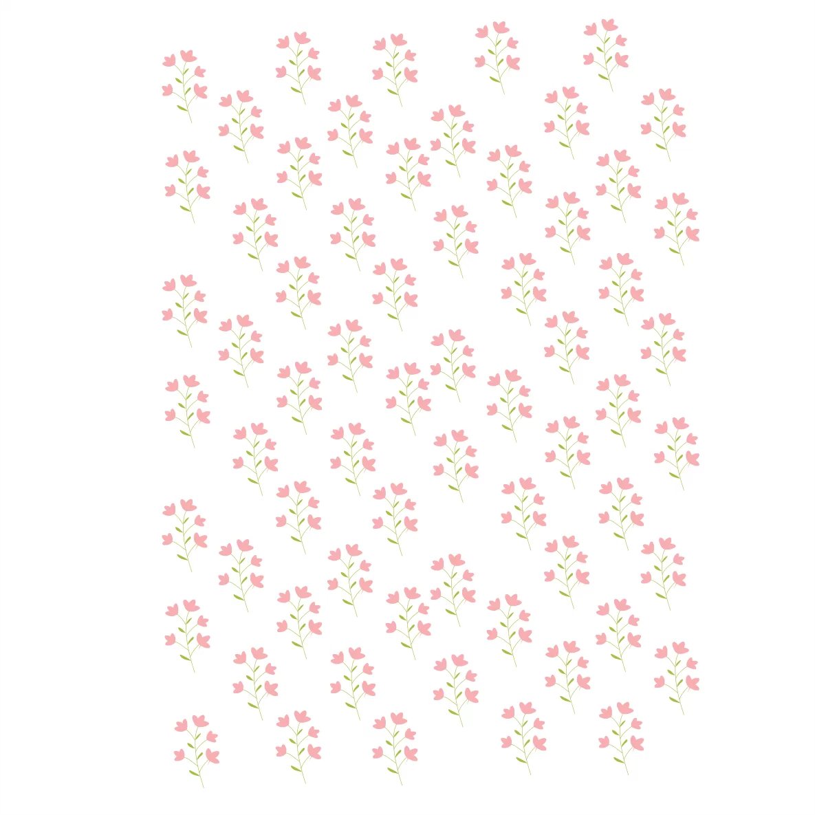 Decalques Raminhos Rosa