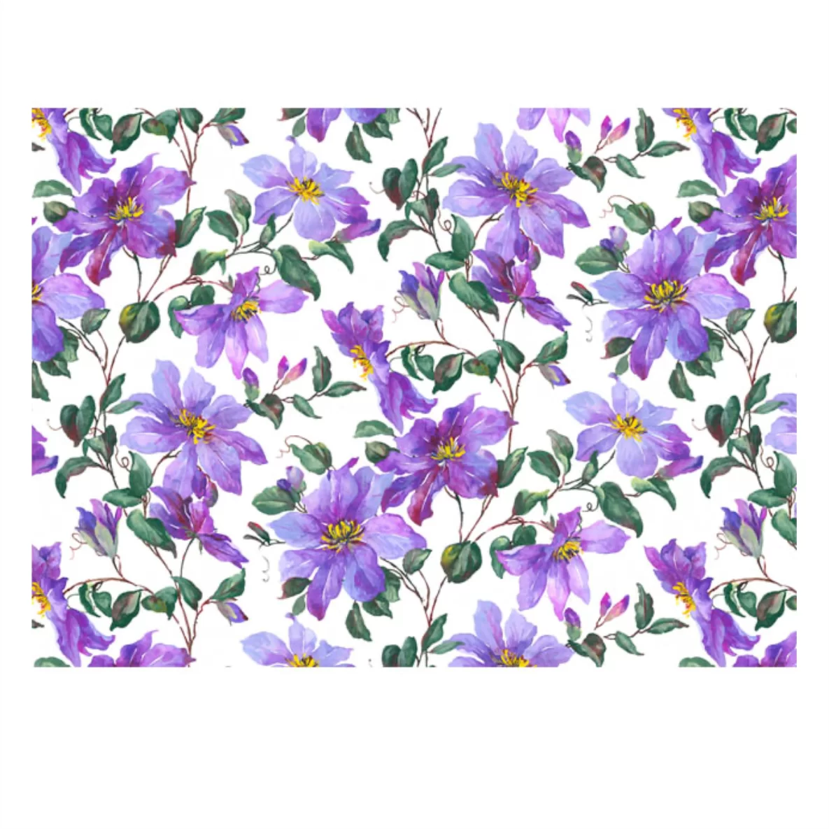 Decalques Flor Roxa chintz