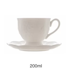 Xícara com Pires Butterfly Chá