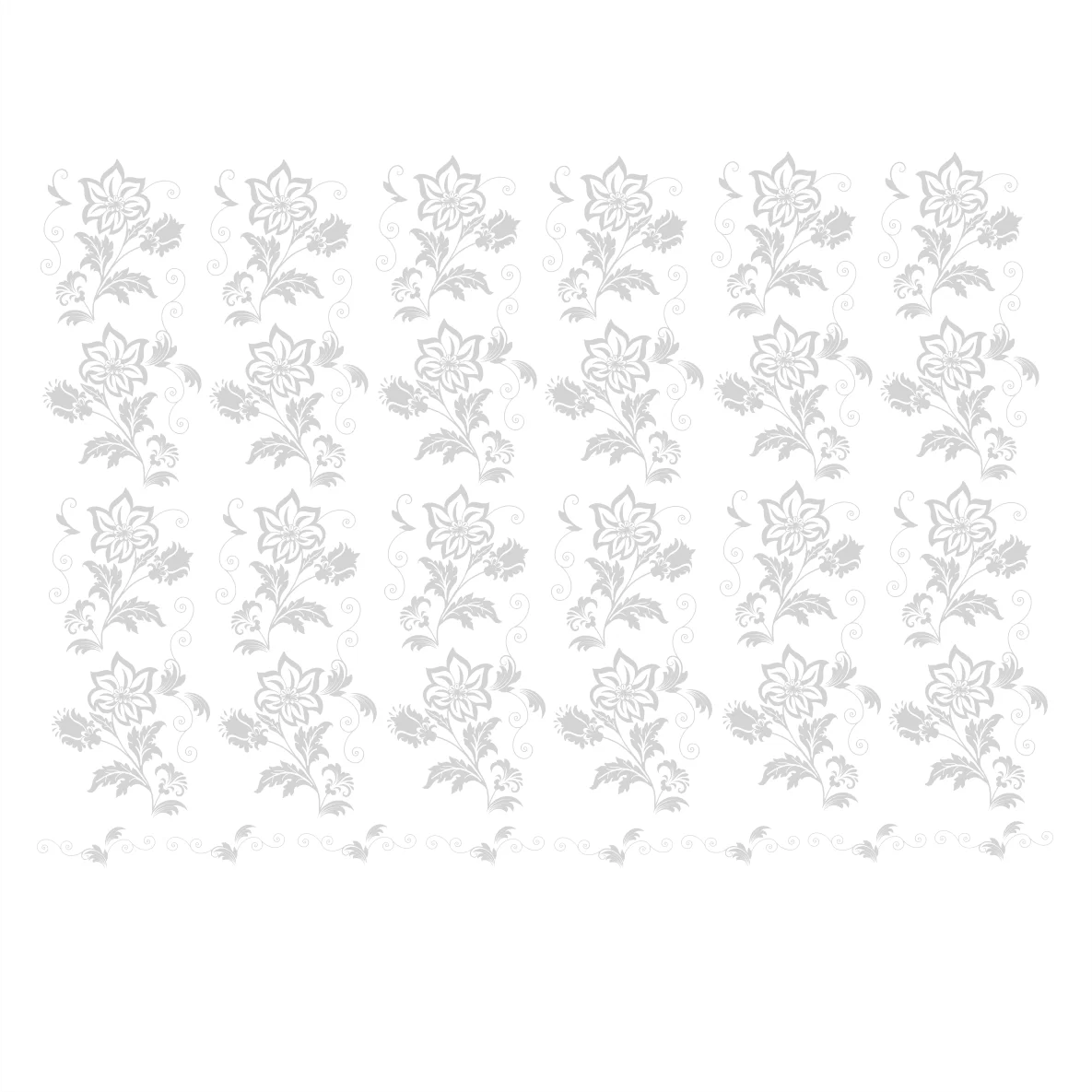 Decalques Galhos Branco para Vidro