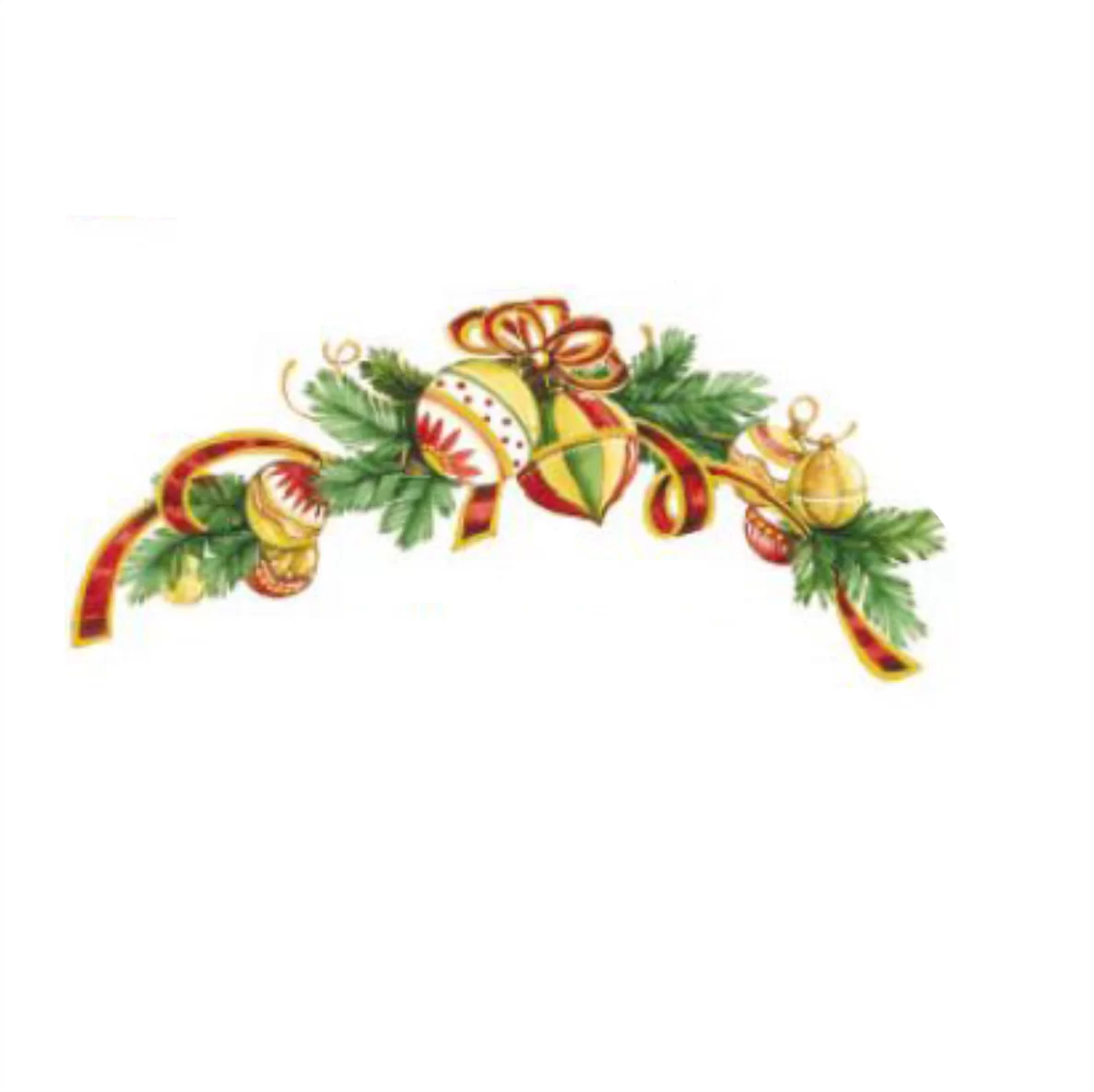 Decalques Christmas Bauble 13cm x 5cm