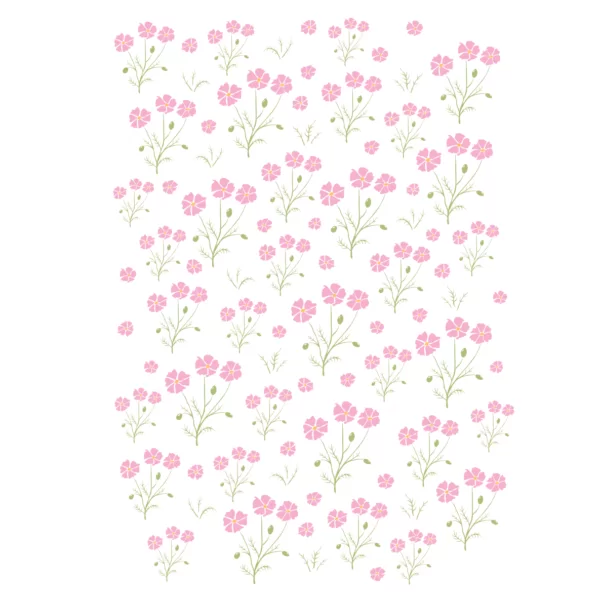 Decalques Florzinhas Pequenas Rosas