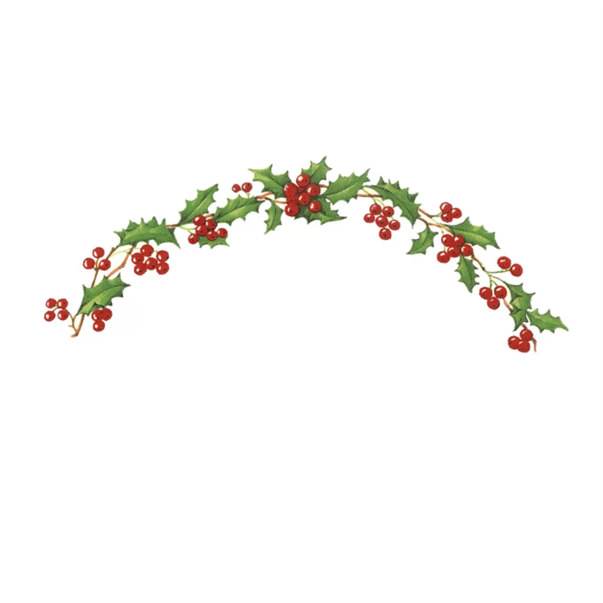 Decalques Azevinho 22,5cm x 2cm