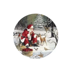 Decalques Papai Noel Paisagem 7cm