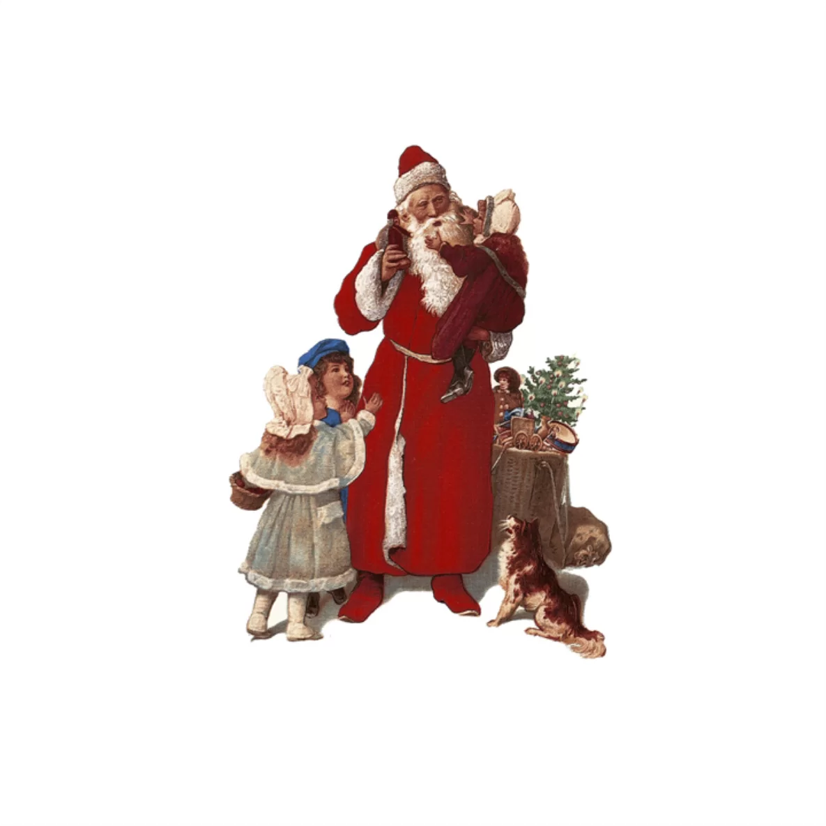 Decalques Santa Children 9cm x 7cm