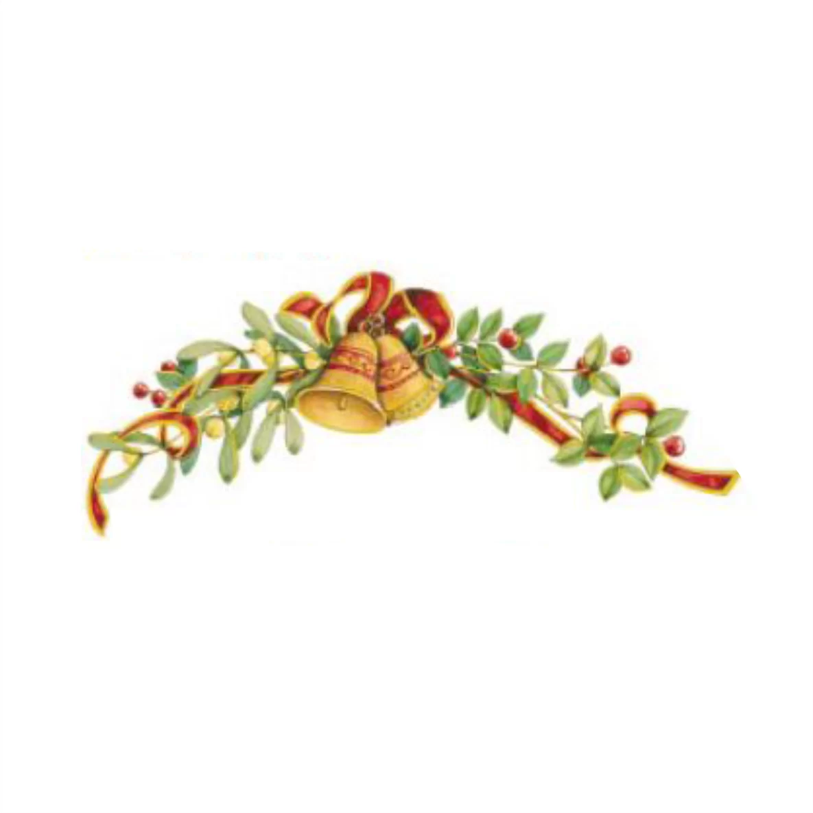 Decalques Christmas Bells 13cm x 5cm