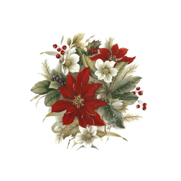 Decalques Winter Bouquet 10cm