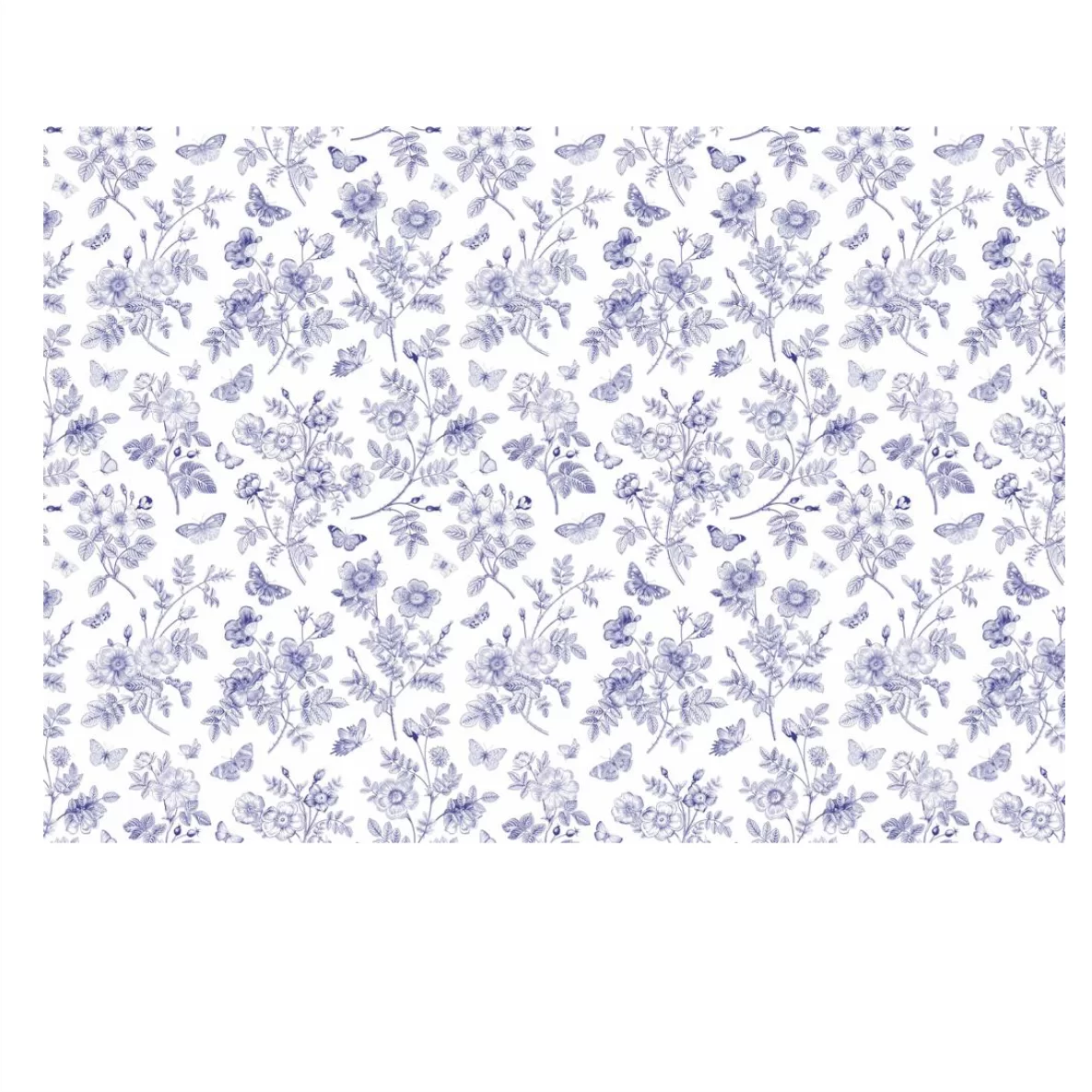 Decalques Flor Azul Bic