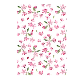 Decalques Flor Aquarela Rosa