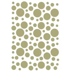 Decalques Diversas Bolinhas Ouro