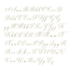 Decalques Manuscrito Inicial Ouro 1,5cm e 0,5cm