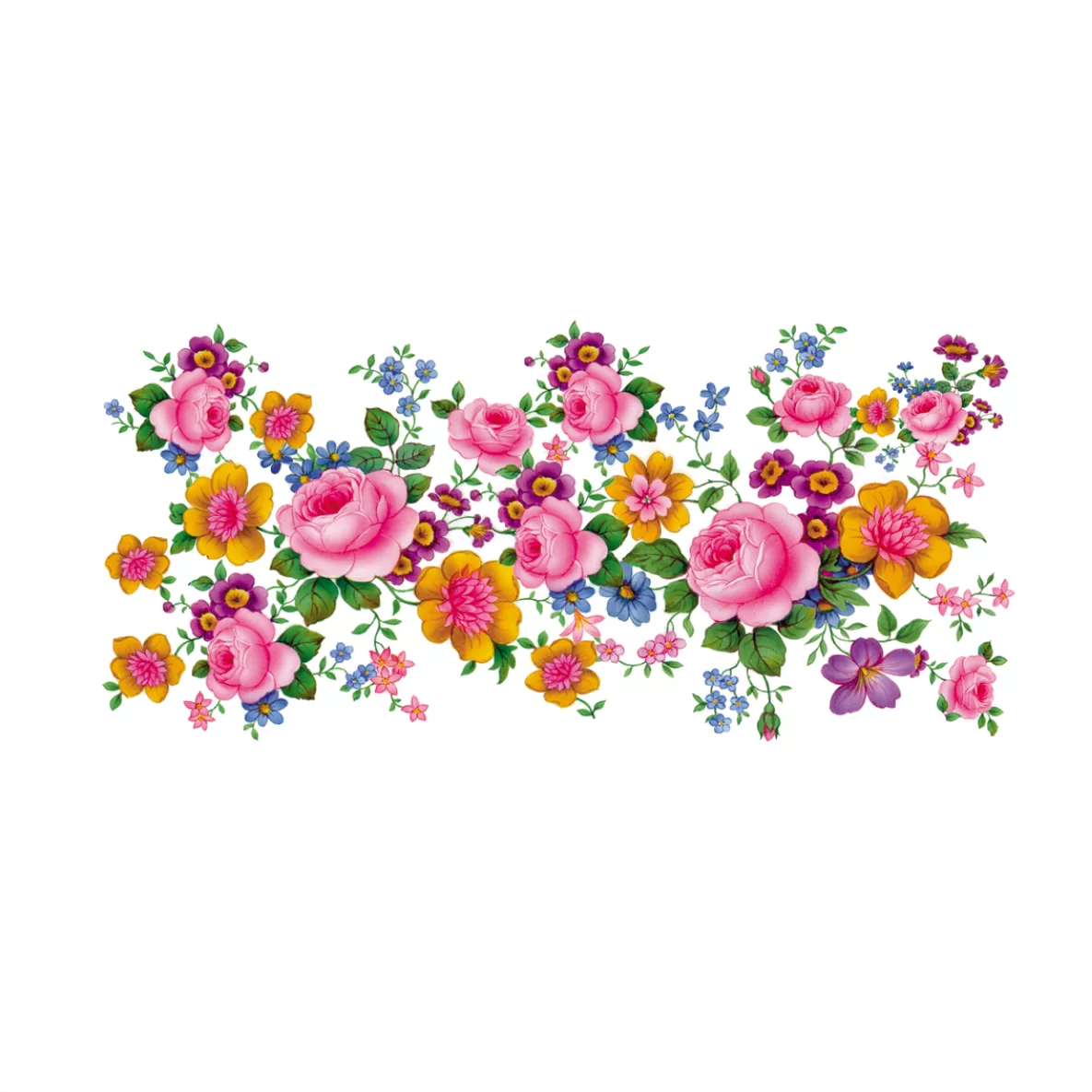 Decalques Caneca Flores Rosas