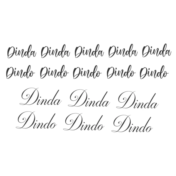 Decalques Dindo e Dinda