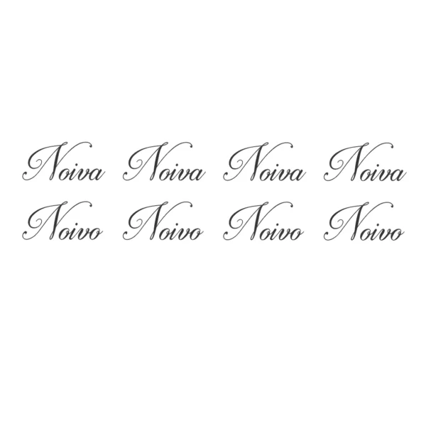 Decalques Noiva e Noivo