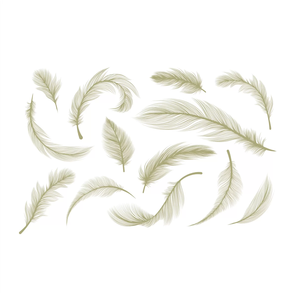 Decalques Pena - Ouro